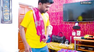 Desi Horny Female Fucking House Owner seduces Desi Local Servant when her Husband not at Home ( Full Movie )