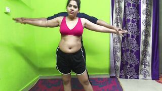 The Yoga Master Fucking Me Hard When I Was Work Out In The Morning Time