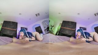 Your GF Jewelz Blu Is Determined To Get You Excited Before You Two Go To A Rave