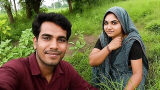 New married Outdoor farmer field Desi indian beautiful girl by -Snapchat143