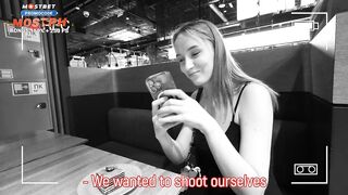 All natural BUSTY BLONDE needs attention while her boyfriend is gone. Fucking with a camera - YES