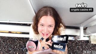 Public Fuck on the First Date. Double Cumshot in My Mouth.