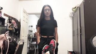 SHE COMES TO COLLECT MY RENT AND LEAVES FULL OF MILK