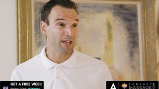 FANTASY MASSAGE - Hot Massage Ignites Sex Between Masseur And His Sexy Ex Lena Paul