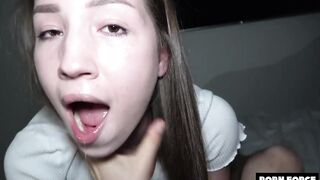 She Almost Exploded - Petite Girl Has Screaming Orgasm