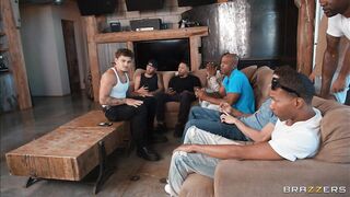 Angela’s Pizza Party Blowbang - Angela White