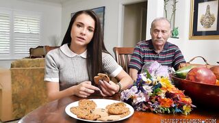 Old Men Fuck Young Brunette - Kharlie Stone