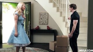 Milf Calls Young Guy To Her Bedroom To Get His Cock ????