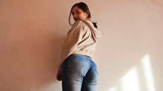 ALONE WITH MY FRIEND'S COUSIN. I SPOIL HER FACE WITH MILK