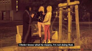 Two wild bitches in rough, sweaty, dirty anal fuck threesome - Forgive Me Father FULL VIDEO