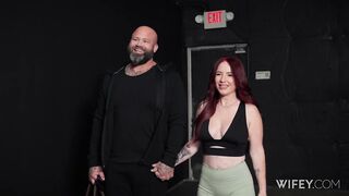 Wifey - Peach And Dan - Redheaded Hotwife Gets BBC Tag Teamed