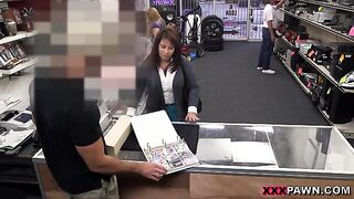 MILF Sells Her Husband's Stuff For Bail