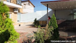 Amelia Ost, Virgin Butterfly - Hosing Two Cuties 26 10 2025