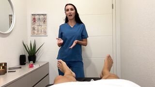 Where Relaxation Turns to Temptation. Her Hands, His Weakness