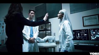 Horny Doctor Fucks Lab Partner Before Unbirthing Him FULL SCENE