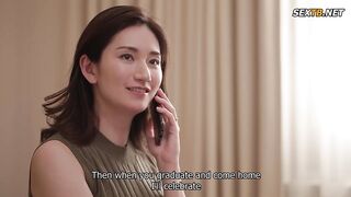(Eng Sub) Busty Stepmother's Graduation Gift - Rei Kimura