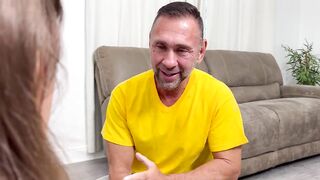 Teen Stepdaughter Disciplined & Stretched By Daddy's Big Cock ~ Perfect Stroke MD