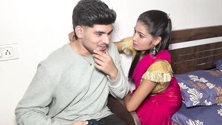 Sister-in-law offered sex to brother-in-law brother-in-law also became happy and had sex with sister-in-law when his brother was not at home