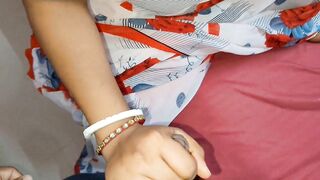 Beautiful Desi Bhabhi fucks her brother-in-law in front of her Husband's photo