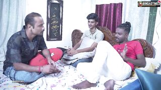 Indian Hot Step-Sister's GangBang With Her Three Step Brothers at the same Time when parents not at home ( Full Movie )