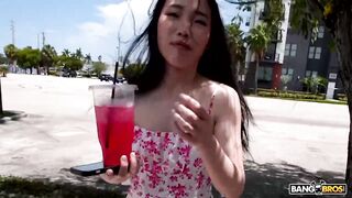 Kiki King Wild Van Ride With Asian Babe -