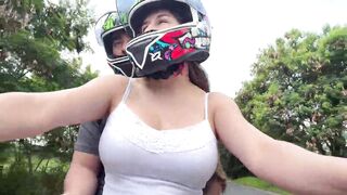 My stepmother picks me up after university