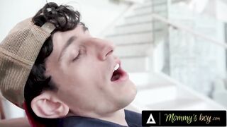 MOMMY'S BOY - Busty Stepmom Lauren Phillips Gives You A Titty Job Before Letting You Cum On Her Pussy