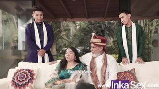 Hindu Milf Gets Fucked By Her Husband's Twins