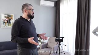 Sasha Paige- Real Interview And Public Anal Hacking With A Huge Dick Of A Cute And Petite 20-year-old Girl