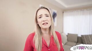 Stepmom fucks nerdy stepson