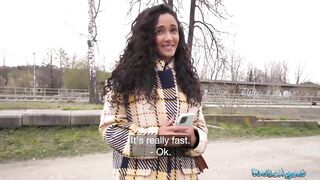 This big ass big tits Latina did not mind I had a camera! - Public Agent