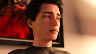 Boosty Mommy Knows Help - Curvy Mature MILF Assist With Hand, But Lover Takes Her Fully, Finishing On Her Ample Chest In Cartoon