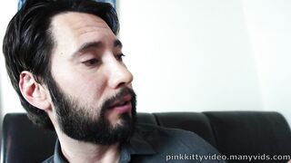 Cassandra Nix takes a load from her daddy - Pink Kitty