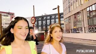 Marina Gold, Min Galilea - CumWalk Through Madrid 05 03 2025