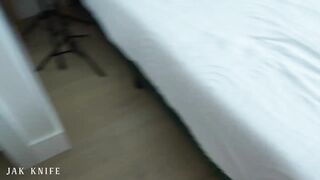 GOTH FRENCH BABE needs help removing her bikini - Effy Cutie
