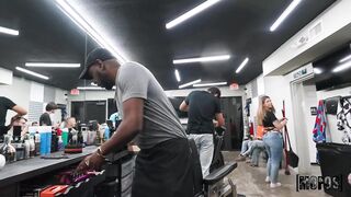 At The Barbershop in HD - Lucky Anne