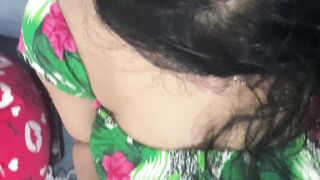 Indian TAMIL Aunty huge boob and nosering is very glamour to her