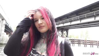 Anal Sex Casting with Curvy Mega Ass Bombshell Sabien Demonia - GERMAN SCOUT