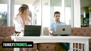Wicked Husband Gets Addicted To His Step Sister In Law's Tight Pussy - Ryan Driller
