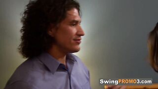 Sexologist Convinced Amateur Couples To Live Their First Orgy And Swinger Experience At A Tv Show.
